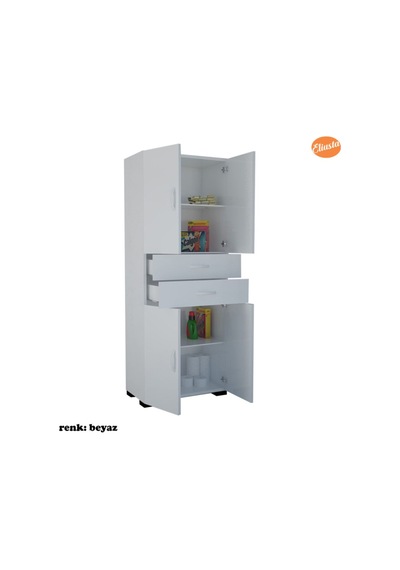 Ofis Dolabı Yatak Odası Dolabı Gardırop Banyo Dolabı Mutfak Dolabı Çok Amaçlı Dolap Beyaz