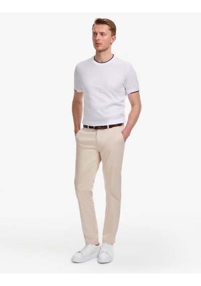 Pierre Cardin Erkek Beyaz Tişört 50327865-vr013