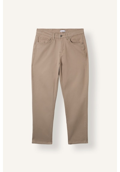 Defacto Tapered Fit Normal Bel Beş Cepli Pantolon H7936ax26aubn294 Kahve-bn294