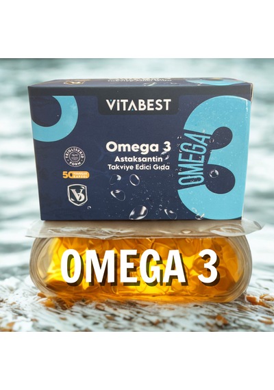 Vitabest Omega 3 Balık Yağı Trıgliserid Form 50 Kapsül