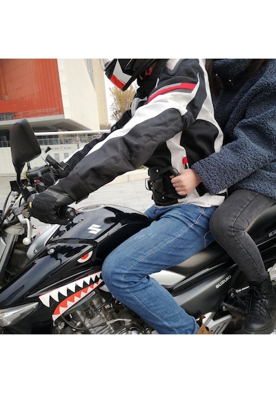 Motosiklet Artçı Güvenlik Kemeri Ayarlanılabilir Motor Artçı Tutunma Aparat