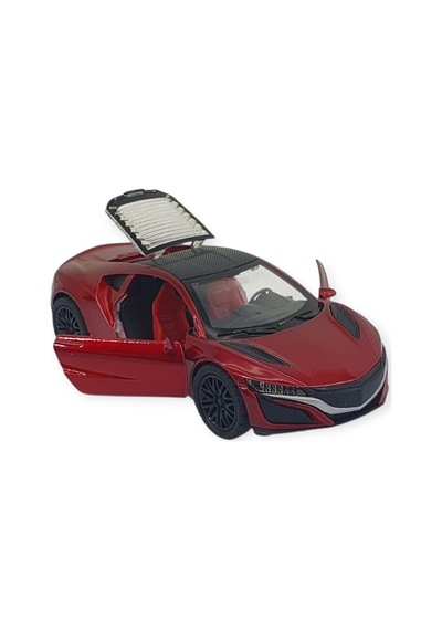 Çek Bırak Araba Metal - 3691c - Kırmızı Siyah