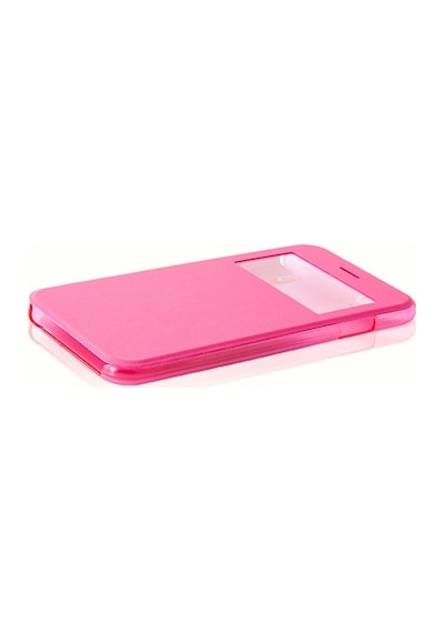 Apple Uyumlu iPhone 6 / 6S Yan Kapaklı Tpu Kılıf Pembe