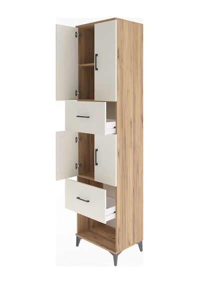 Hyperion Dolap 3 Raflı 2 Çekmeceli 4 Kapaklı 60x44x243 Çam-ay... Çam Hyperion Dolap 3 Raflı 2 Çekmeceli 4 Kapaklı 60x44x243 Çam-ay... Çam