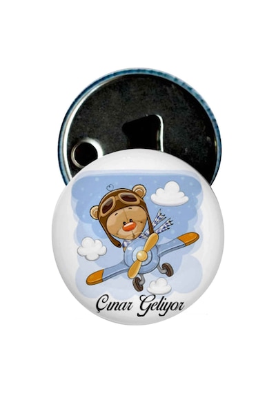 Famous Bebek Şekeri Magnet Bebek Mevlüt Hediyelik Isimli Kapak Açacak  (239797776)