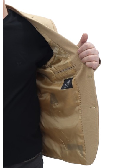 Twenhil Dmctekstil Erkek Ckt-200 Düz Klasik Kesim Normal Kalıp Çift Düğme Blazer Ceket Camel Twenhil Dmctekstil Erkek Ckt-200 Düz Klasik Kesim Normal Kalıp Çift Düğme Blazer Ceket Camel