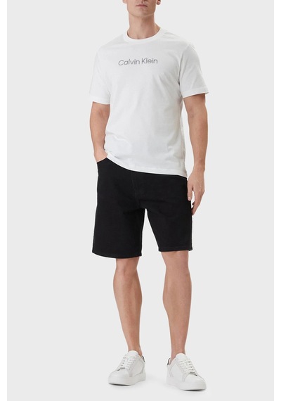 Calvin Klein Erkek T Shirt Lv04lf813g Yaf Beyaz