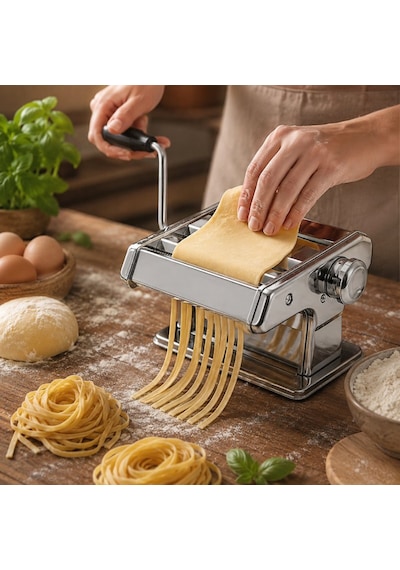 Epinox Grano 180 Makarna&erişte Makinesi 2mm+6mm Gr-180 Gümüş