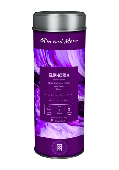 Mim and More Euphoria Tea Ahududulu Mavi Sarmaşık Çiçeği Harmanı 50 G