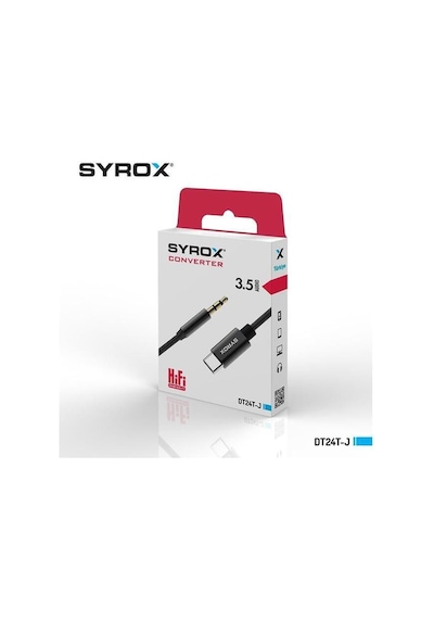 Dt24t-j Type-c To 3.5mm Jack Çevirici, Dönüştürücü Aparatı Siyah Ve Beyaz Renk Seçeneği