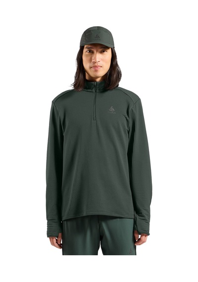 Odlo Odlo Essential Thermal Mid Layer 1/2 Zip Erkek Yeşil Içlik Üst 19749 Yeşil