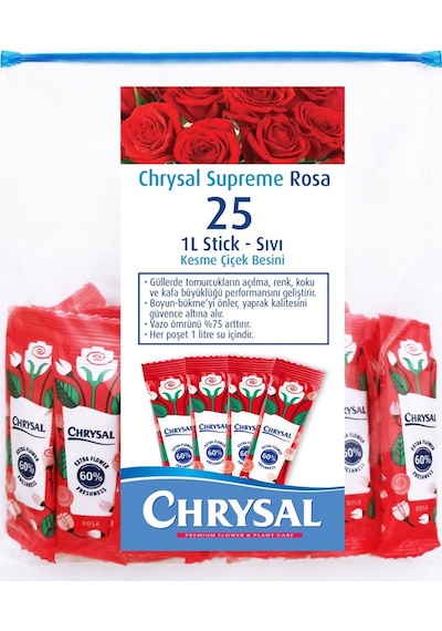Chrysal Supreme Rosa Liquid 1l Sıvı '25'li Paket' Diğer