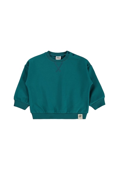 Civil Baby Basic 6-18 Ay Sweatshirt - Yeşil Petrol Yeşili