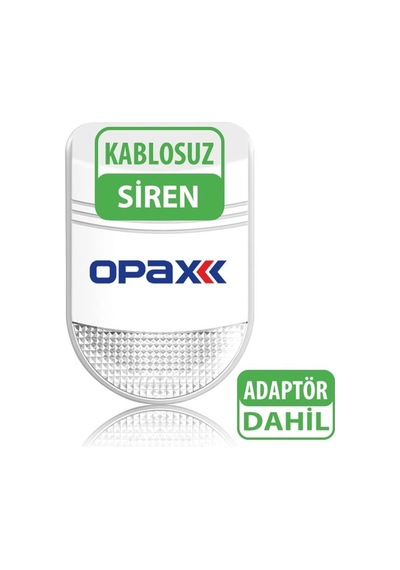 Opax-2545+bgr-09+akü Pstn Panel & Bgr-09 Kablosuz Sirenli Akü Dahil Full Alarm Seti