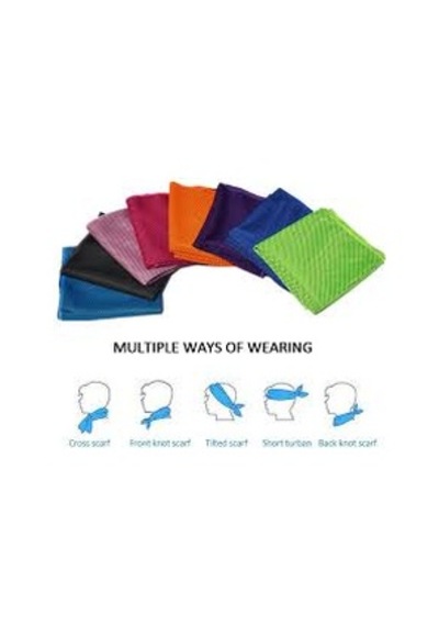 Serinletici Sporcu Havlusu-Cooltowel Super Coolıng Towel-Fıtness Yeşil
