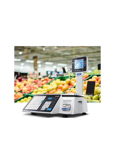 Cas Cl3000 Barkodlu 15 Kg Onaylı Elektronik Market Terazisi