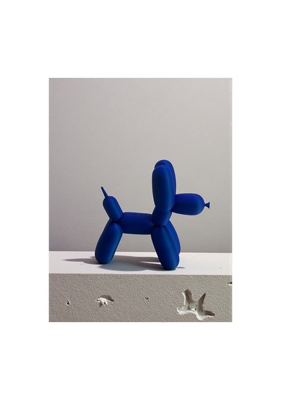 Balon Mavi Köpek Dikiz Aynası Süsü Araba Aksesuarı & Charm