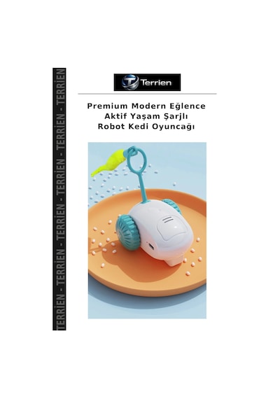 Premium Modern Eğlence Aktif Yaşam Şarjlı Robot Kedi Oyuncağı