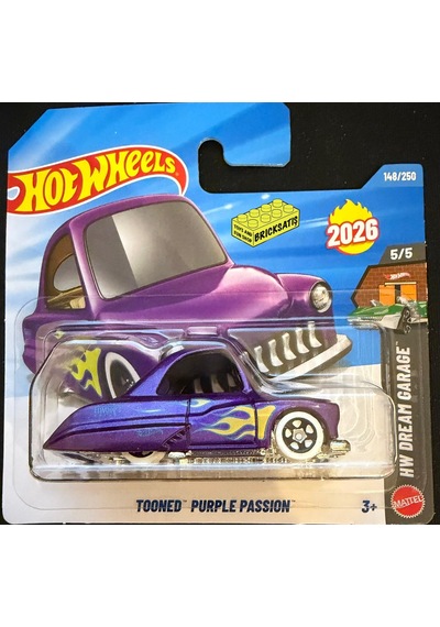 Hot Wheels Tekli Arabalar Tooned Purple Passion Jjf54 Dream Garage Çok Renkli