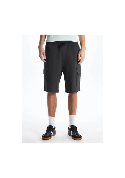 Lc Waikiki Xsıde Antrasit Slim Fit Erkek Kargo Şort Anthracıte