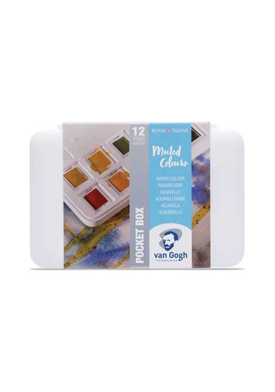 Suluboya Seti Muted Colors 12 Renk