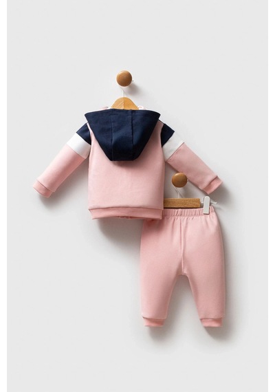 U.S. Polo Assn. U.s.polo Assn Kız Bebek 3lü Takım - Açık Pembe Açık Pembe