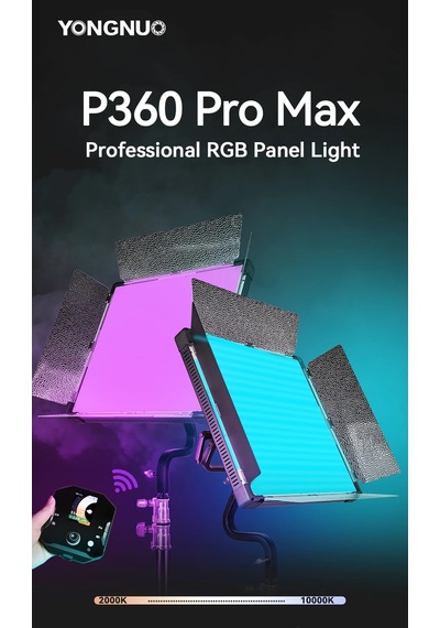 Yongnuo P360 Pro Max 2000 -10000K DMX Kontrollü 360 W Led Işık