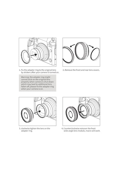 Ulanzi Wl-2 Sony Zv-1 Geniş Açı & Makro Lens Beyaz