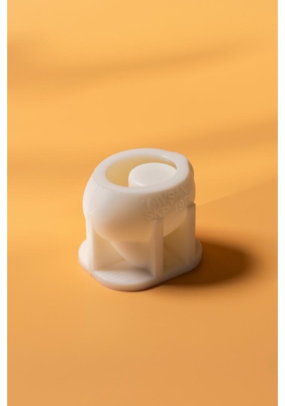 Rufus Concept Tavşan Tealight Silikon Mumluk Kalıbı Beyaz