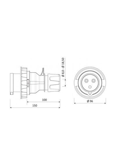 Bemis 3 X 32 Cee Norm Fiş Bc1-3403-7011