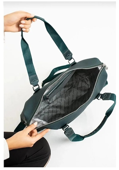 Just Polo Kadın Büyük Valiz Boy Ayarlanabilir Askılı Lüks El Ve Omuz Çantası Shopper Yeşil