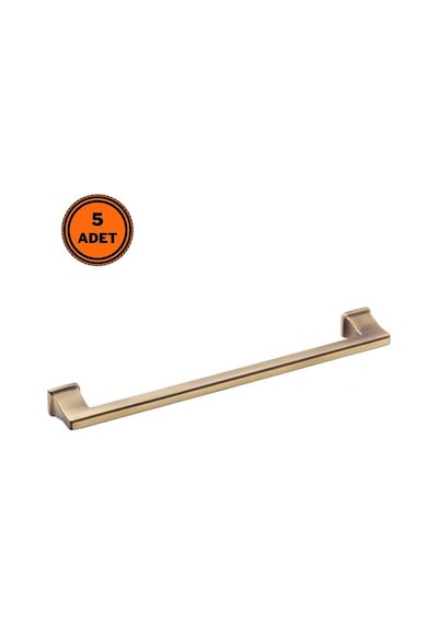 5 Adet Doğanlar Techno 160 Mm Mobilya Kulp Olifka Antik Sarı