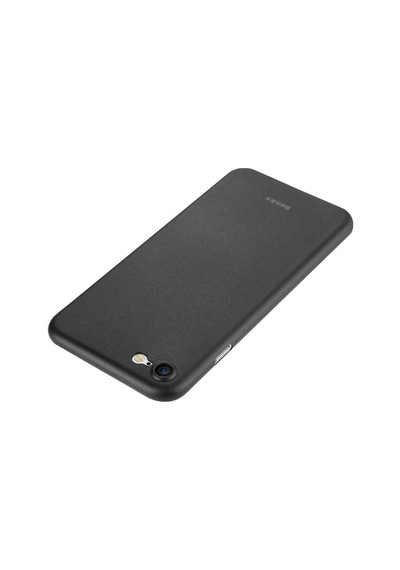 Apple Uyumlu iPhone 7 Kılıf Zore 1.Kalite Pp Silikon-Transparan Siyah