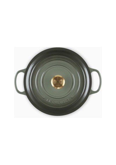 Le Creuset Yuvarlak Ikonik Lüks Döküm Tencere 28 Cm Haki