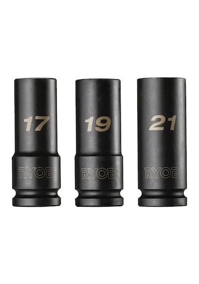 Ryobi Rhdıs3pc Derin Lokma Seti 3 Parça 1/2 17-19-21 5132006070