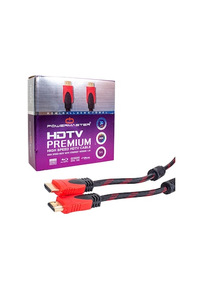 Powermaster 1.4V Örgülü Hdmi Kablo 3 Metre