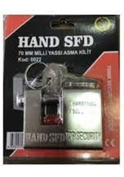 Sfd 70 Mm Yassı Asma Kilit Kepenk Kilidi