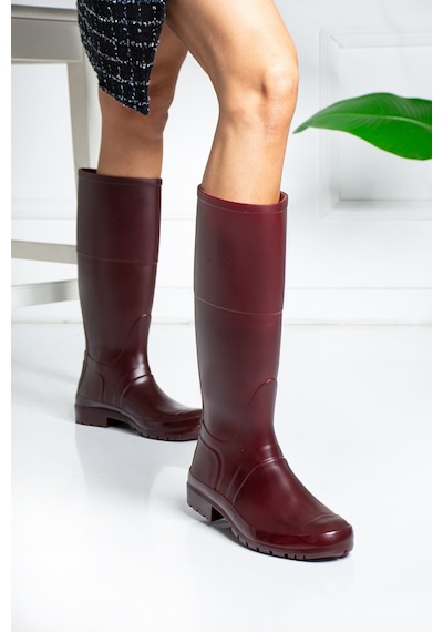 Wolk Shoes Hunterr Kadın Yagmur Çizmesi Su Gecirmez Bordo - 306228758 Bordo