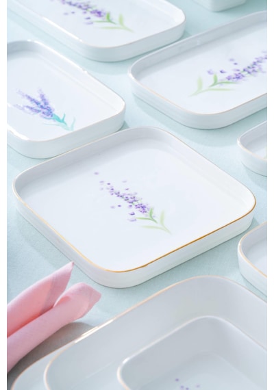 Acar Lavander 45 Parça Kahvaltı/yemek Takımı Çok Renkli