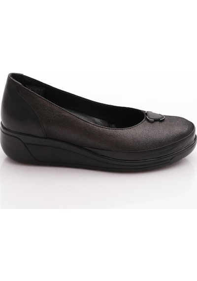 Dgn 1001-1 Kadin Comfort Ayakkabi Siyah