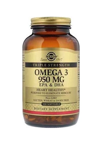 Solgar Triple Strength Omega-3 950 Mg 100 Softgels
