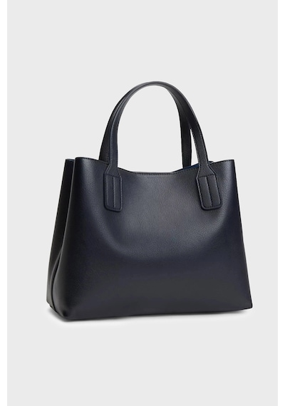 Tommy Hilfiger Logolu Çıkarılabilir Askılı Çanta Kadın Çanta Aw0aw18722 Dw6 Lacivert
