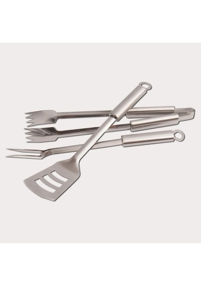 3 Parça Mangal Seti Maşa Çatal Spatula N11.13