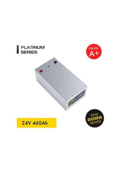Werer Energy 24V 460Ah LiFePO4 Platinum Series Bluetooth'lu Lityum Demir Fosfat Akü