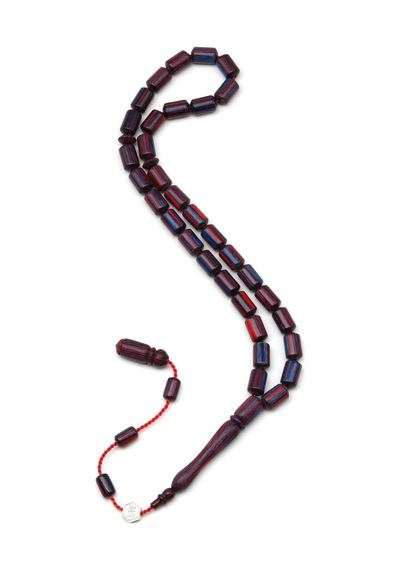 Usta İşçilikli Kafur Ağacı Tesbih 6 X 10 Mm Kapsül Kesim - T-1772