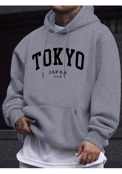 Startmore Tarzsokak Tokyo Japonya Mektup Yaratıcı Baskılar Erkek Yeni Kazak Yumuşak Sokak Giyim Sonbahar Uzun Kol Gri