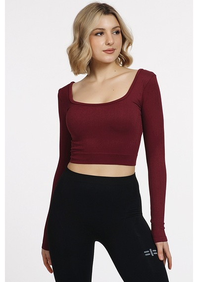 Doremi Seamless Straplez Uzun Kollu Fitilli Büstiyer 001