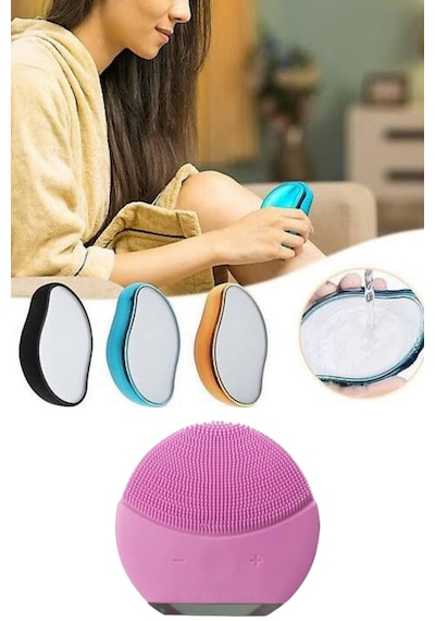 Crystal - 292 - Eraser Epilasyon Aleti Ve Titreşimli Yüz Temizleme - Glblseme - Masaj Aleti