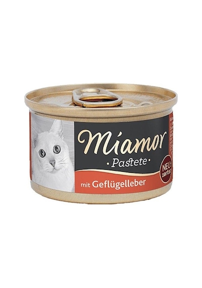 Miamor Pastete Ciğerli Tahılsız Konserve Yetişkin Kedi Maması 12 x 85 G