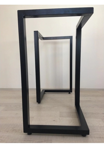 Masa Ayağı Ahşap Masa Ayağı Metal Masa Ayakları Üçgen Tasarım Siyah 71 x 60 CM